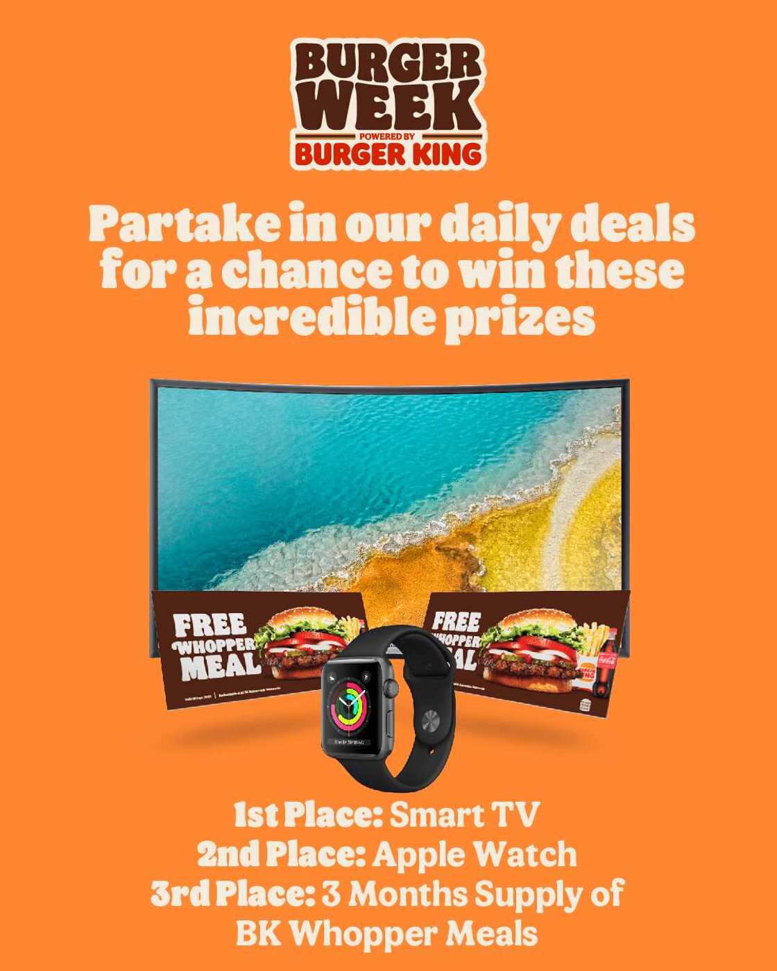 Burger King: The Real Burger Week Experience is Back! From May 23rd - 28th Burger King: The Real Burger Week Experience is Back! From May 23rd - 28th