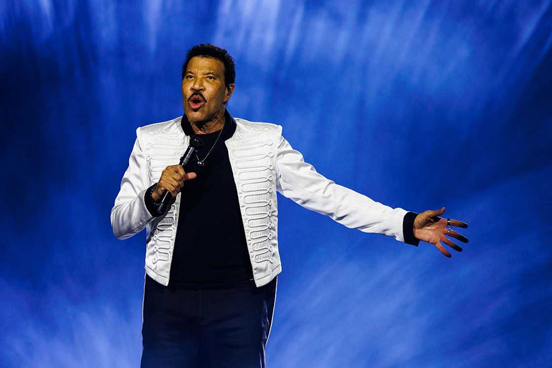 Singer Lionel Richie performs at a concert in Munich, Germany