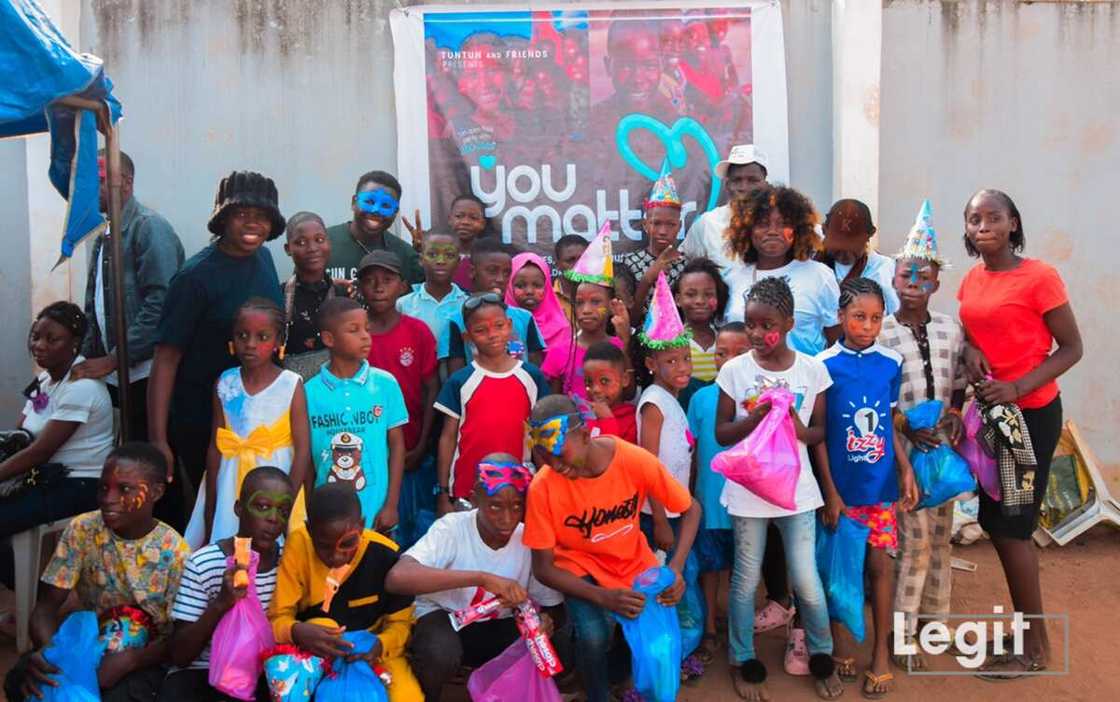 Donation, charity, impact, Ikorodu, children