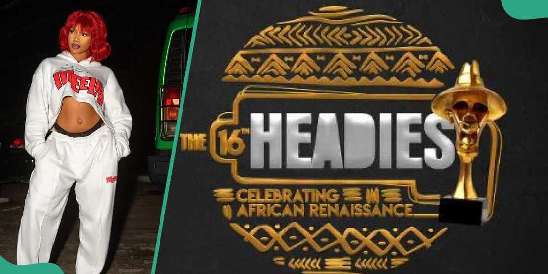 Photos of Tacha and Headies award