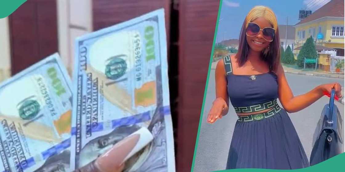 Nigerian lady gets dollars as salah gift from friend Nigerian lady gets dollars as salah gift from friend