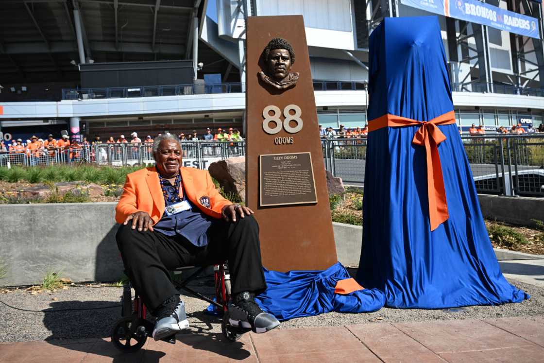 Riley Odoms at Empower Field at Mile High in Denver, Co.