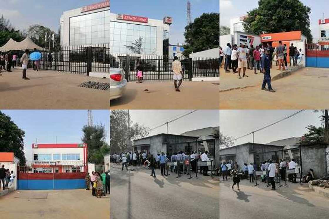 Bankuna sun rufe kofa, sun hana kwastomomi shiga Bankuna sun rufe kofa, sun hana kwastomomi shiga