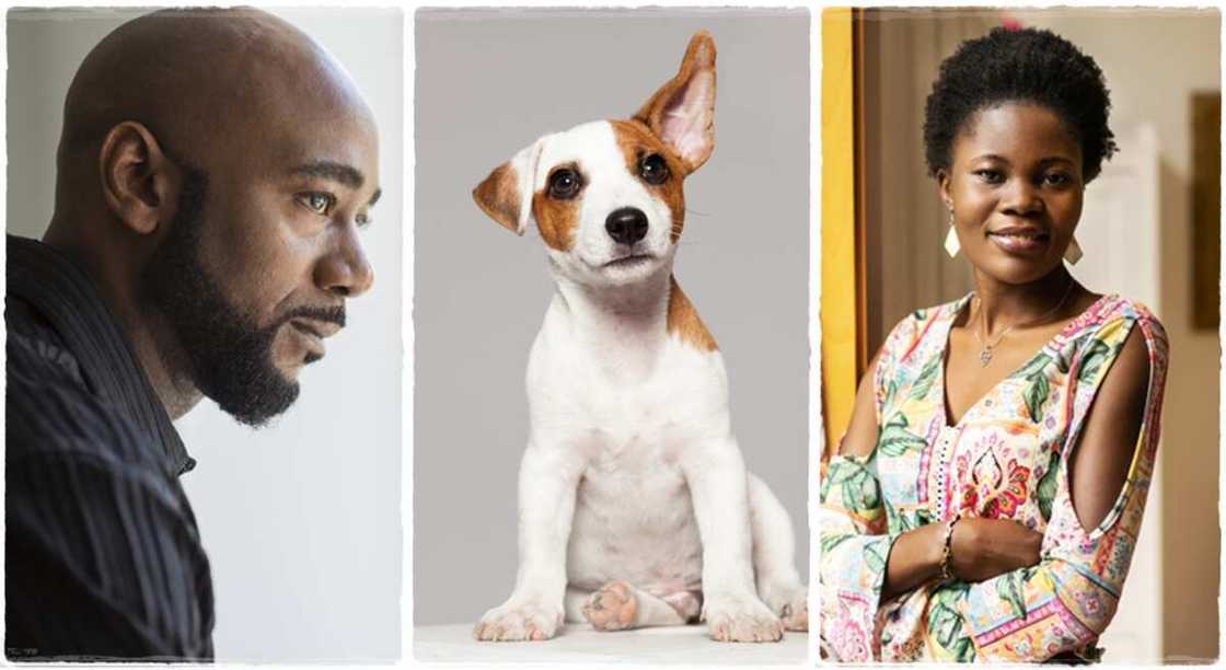 Many says his ex-girlfriend named a dog after him. Many says his ex-girlfriend named a dog after him.