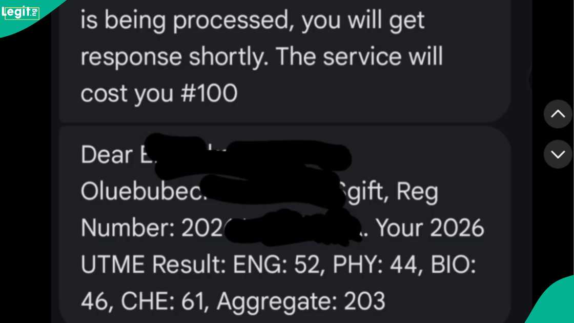 A science student who wants to study nursing at UNIPORT posts 2026 UTME result A science student who wants to study nursing at UNIPORT posts 2026 UTME result