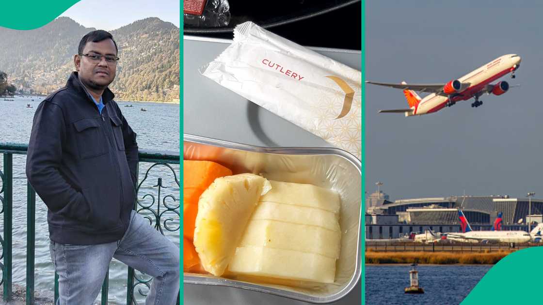 Man shares 2 observations about food Air India served him and his wife Man shares 2 observations about food Air India served him and his wife