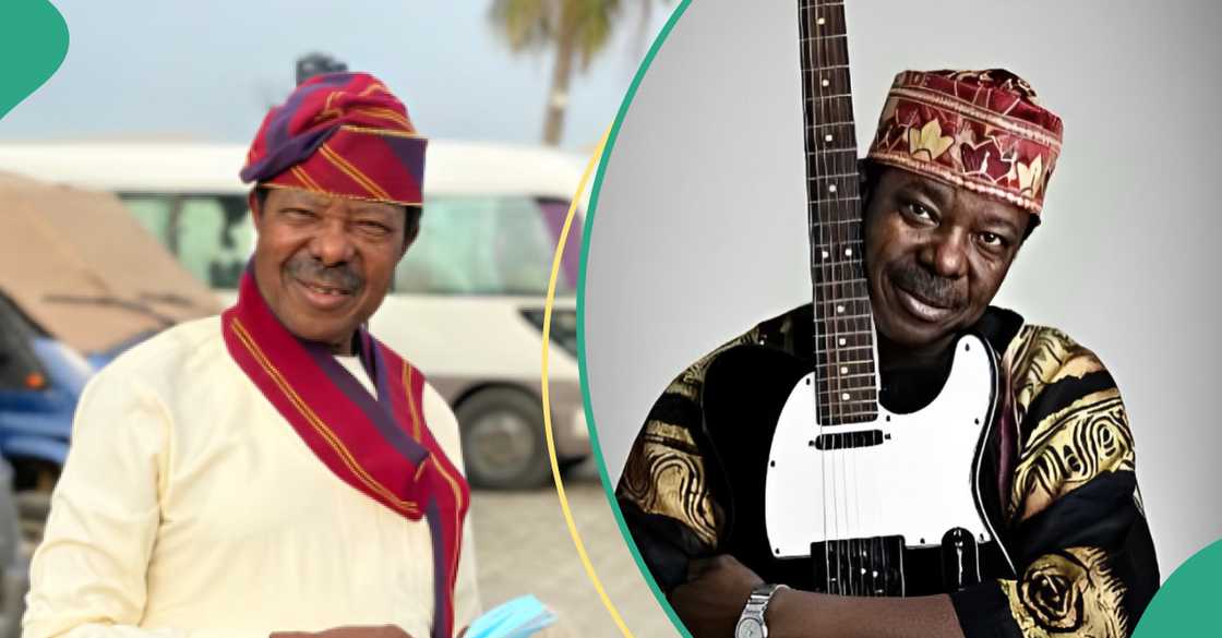 King Sunny Ade addresses fans King Sunny Ade addresses fans