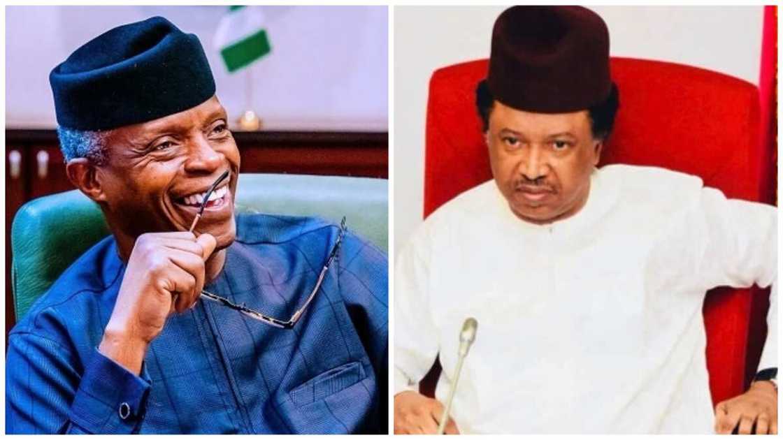Osinbajo's declaration, Shehu Sani, VP's speech, 2023 general elections Osinbajo's declaration, Shehu Sani, VP's speech, 2023 general elections