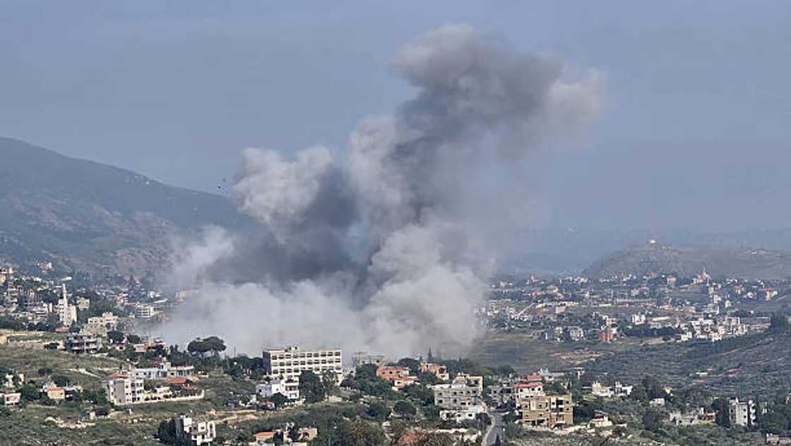 Yankin da aka kai hari a Lebanon