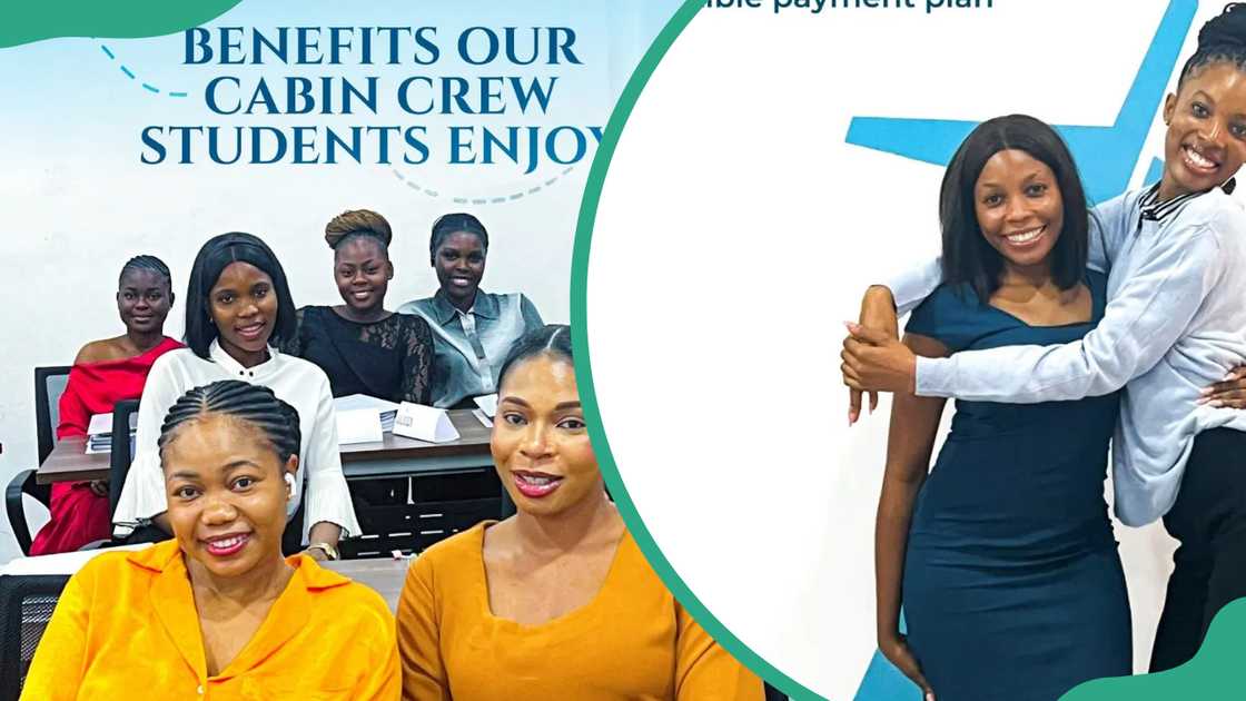 The Lagos Aviation Academy students