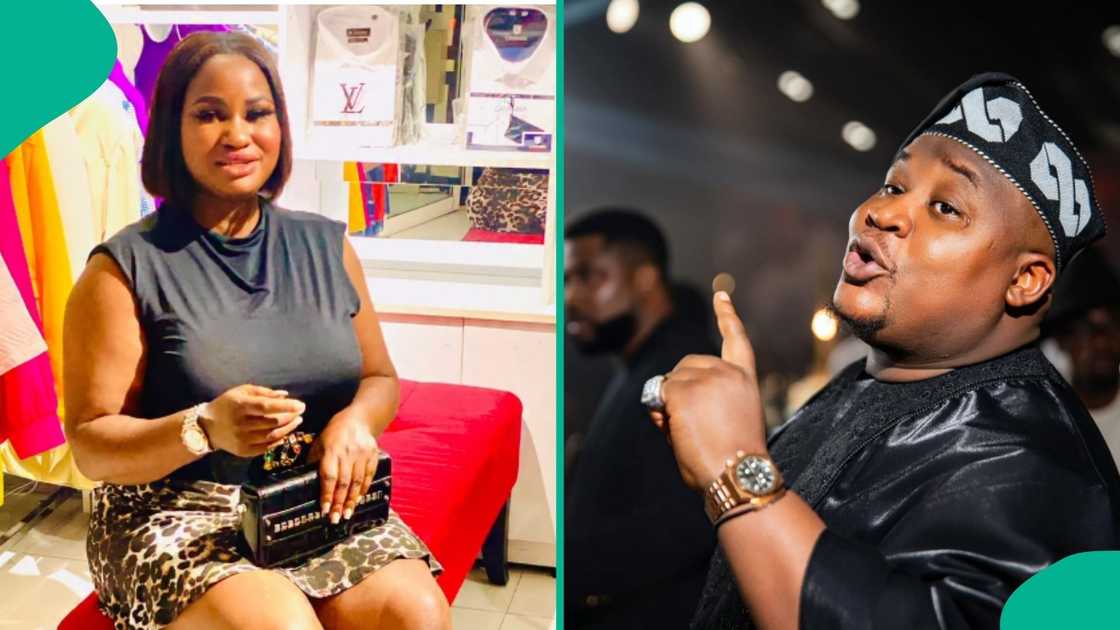 Hellen Ati drags Cubana Chiefpriest on Father's Day. Hellen Ati drags Cubana Chiefpriest on Father's Day.