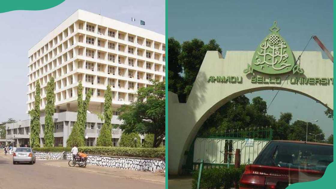 Ahmadu Bello University building and main entrance Ahmadu Bello University building and main entrance