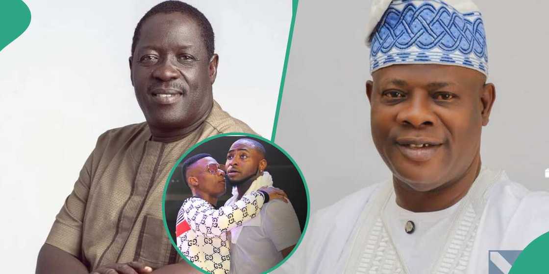 Ogogo and Yinka Quadri attend Yomi Fabiyi's party. Ogogo and Yinka Quadri attend Yomi Fabiyi's party.