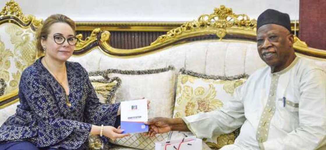 Shugaban APC da ambasadan Poland. Shugaban APC da ambasadan Poland.