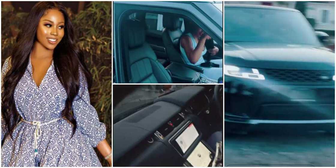 Lilian Afegbai buys new car Lilian Afegbai buys new car