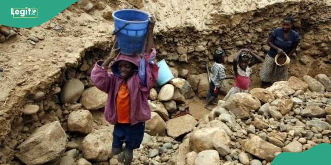 Labouring children in Nigeria Labouring children in Nigeria
