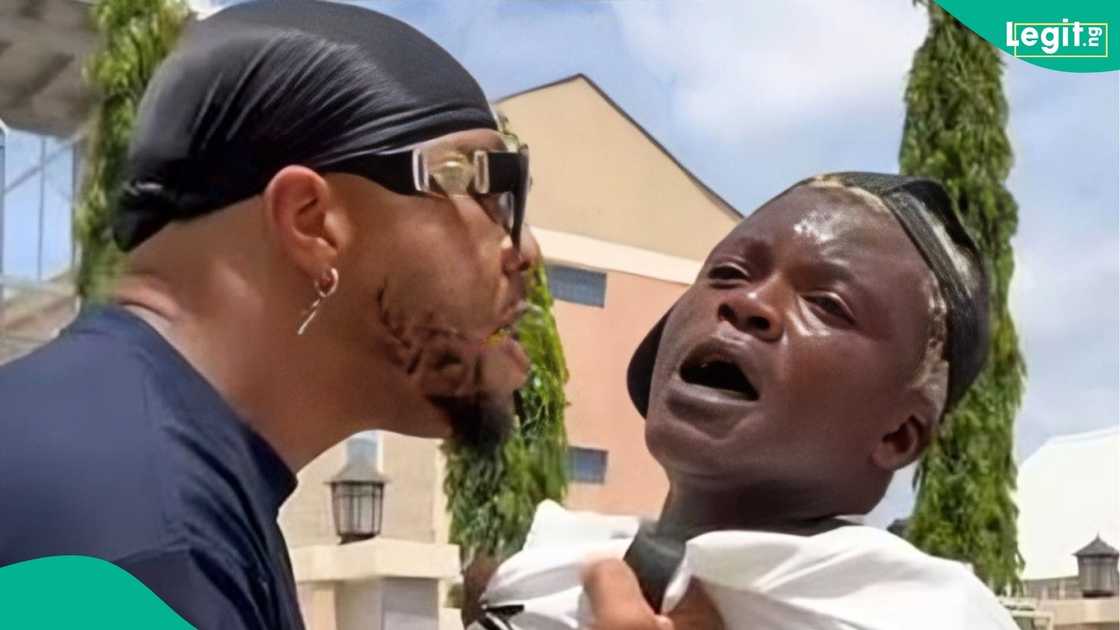 Portable and Charles Okocha intensified their rivalry with a fiery exchange during the official face-off for their celebrity boxing rematch