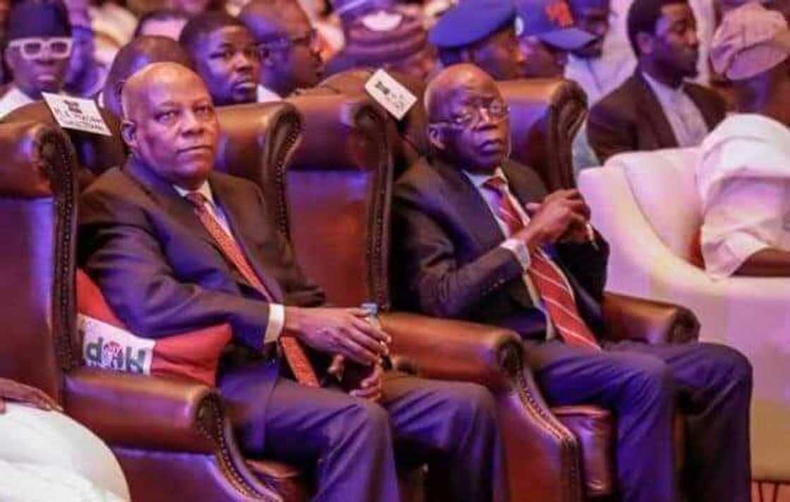 Shettima tare da Tinubu. Shettima tare da Tinubu.