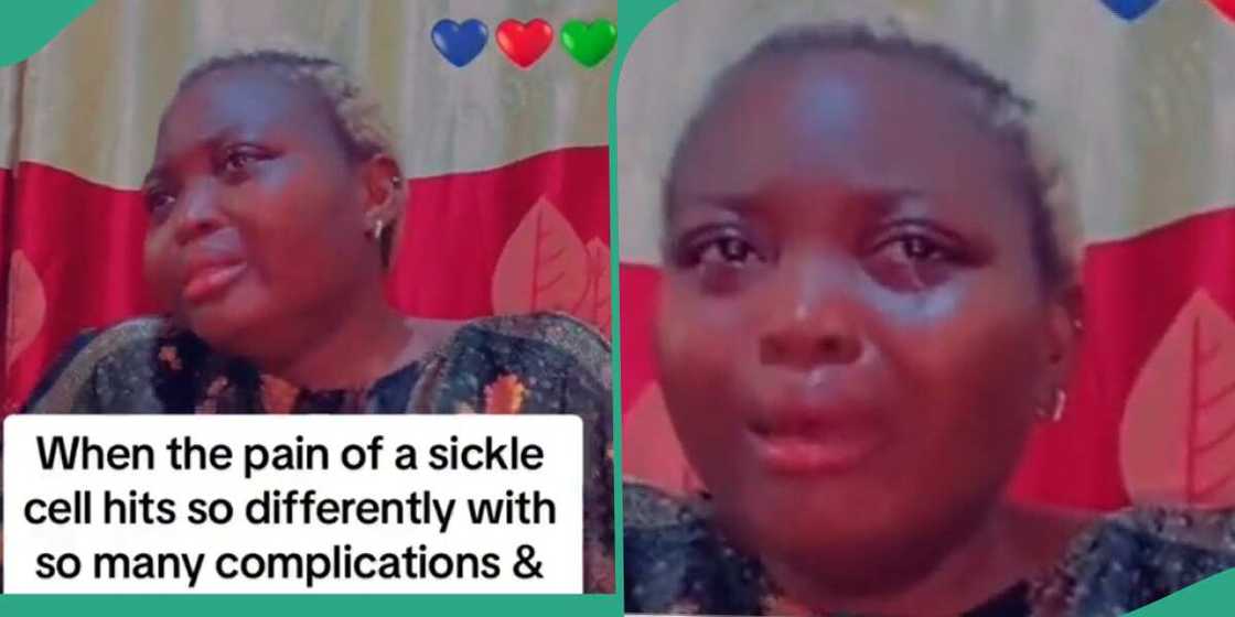 Lady living with sickle cell. Lady living with sickle cell.