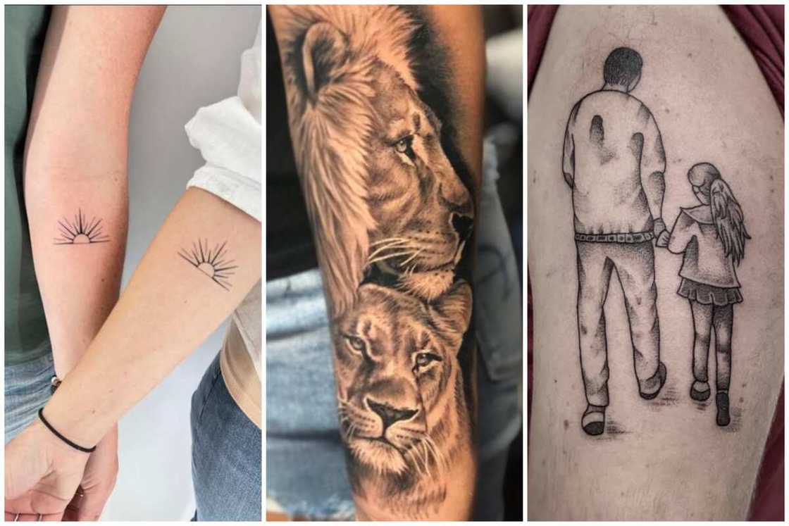 Father-daughter tattoos Father-daughter tattoos