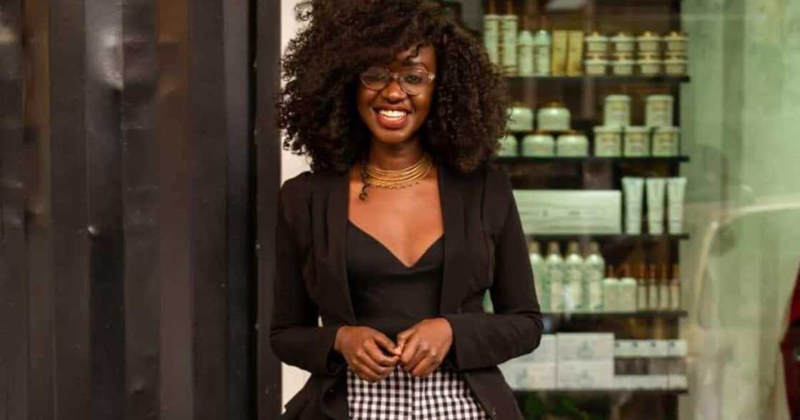 Peace Loise went viral for asking men to marry her. Photo: Peace Loise. Peace Loise went viral for asking men to marry her. Photo: Peace Loise.