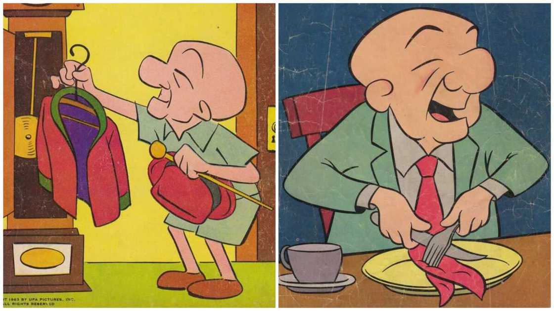 Mr Magoo, the ugly boy cartoon character Mr Magoo, the ugly boy cartoon character