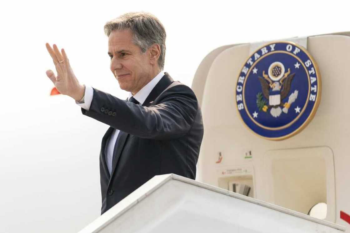 Blinken arrived from South Africa, where he said the United States was seeking a 'true partnership' with Africa Blinken arrived from South Africa, where he said the United States was seeking a 'true partnership' with Africa