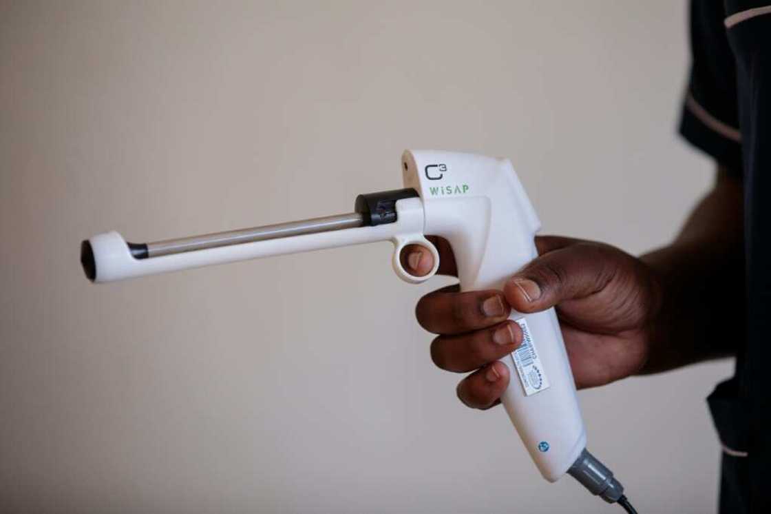 The pistol-like probe uses battery power, meaning it can be deployed in remote areas without 24/7 access to electricity