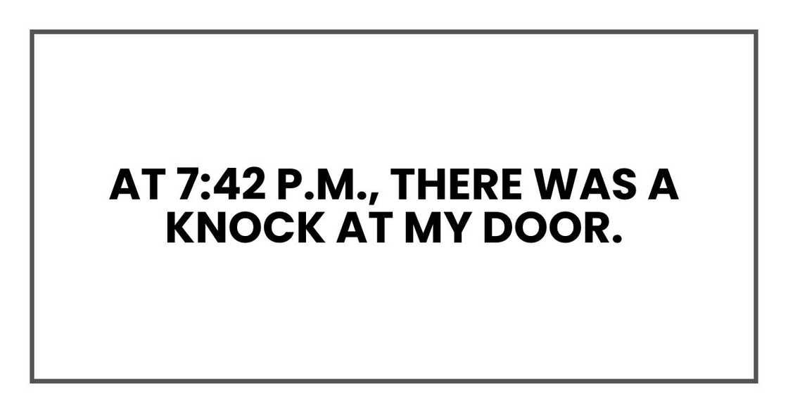 DOOR KNOCK DOOR KNOCK