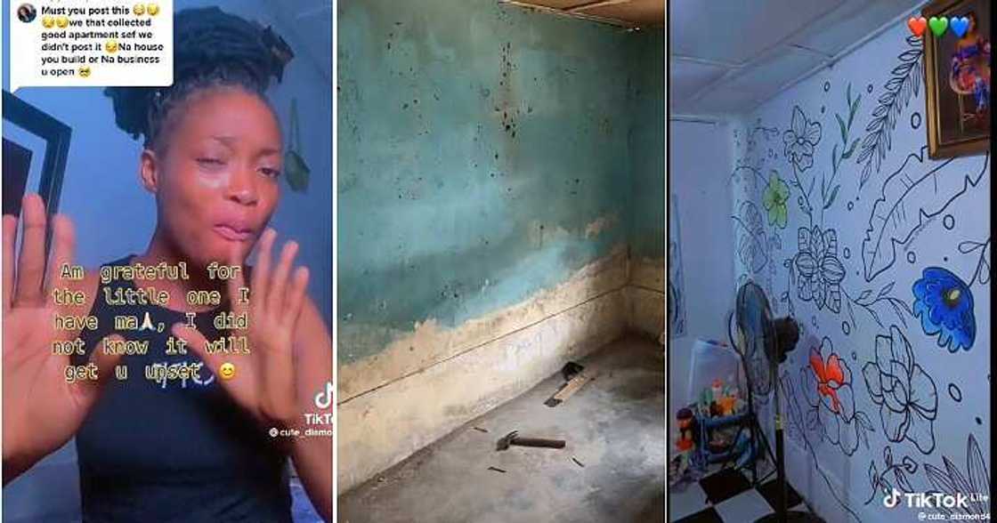 Lady turns 1 room to mansion, fine decoration, squatting for years Lady turns 1 room to mansion, fine decoration, squatting for years