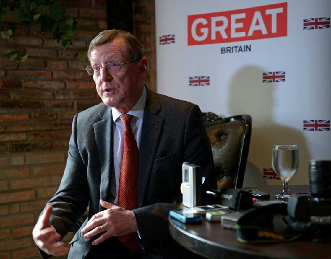 Northern Irish Nobel Peace Prize laureate David Trimble, as seen in 2012 Northern Irish Nobel Peace Prize laureate David Trimble, as seen in 2012