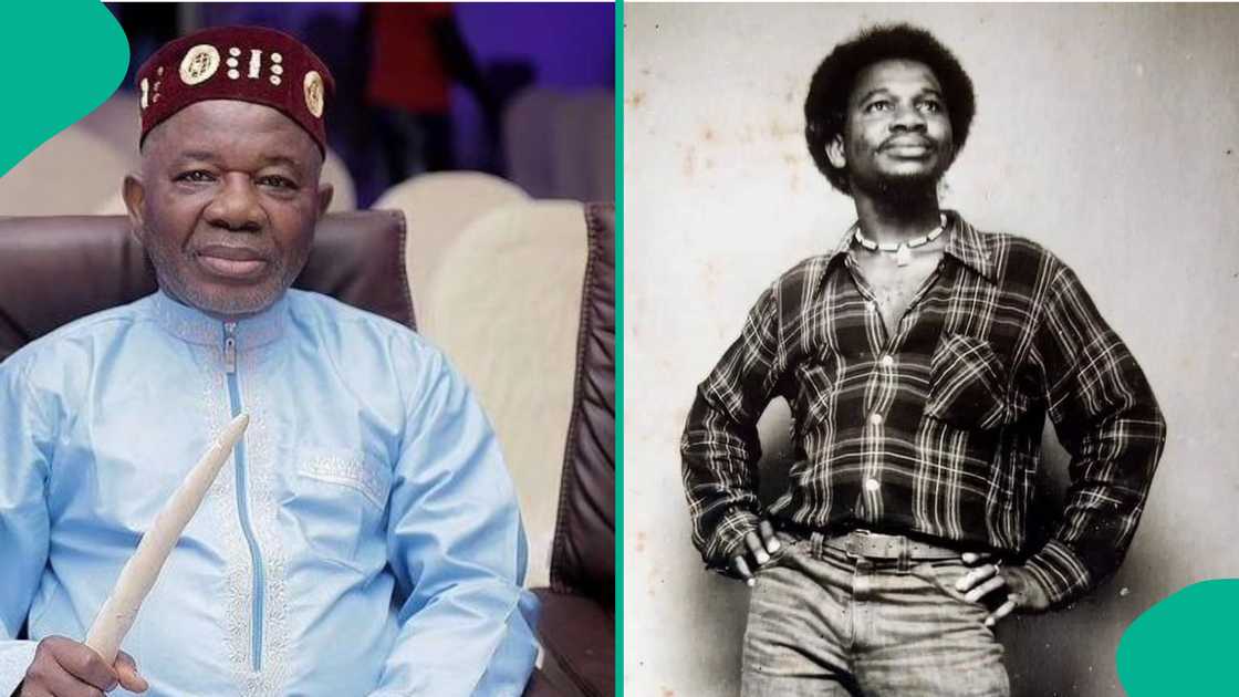 Chiwetalu Agu shares a throwback photo of himself