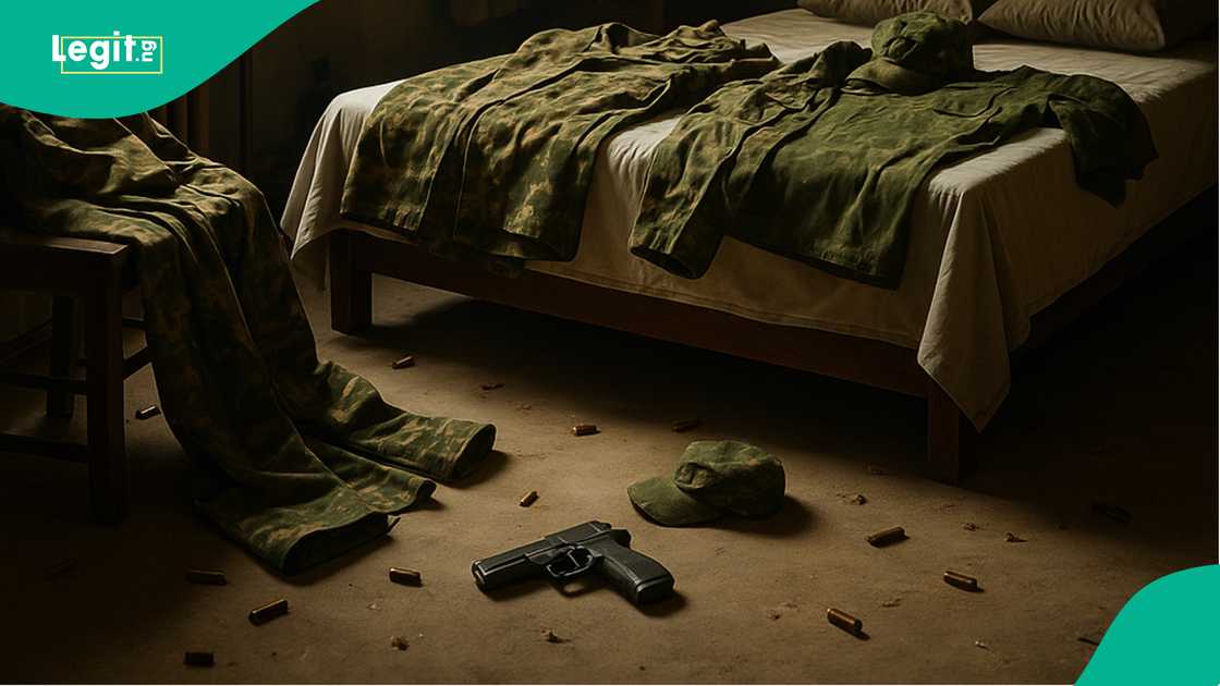 Hoton daki da kayan soja Hoton daki da kayan soja