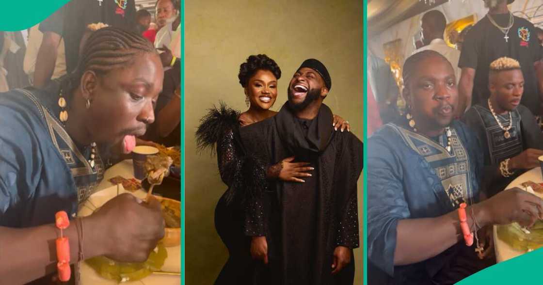 Chivido: Man claims VDM did not spray money at Davido's wedding. Chivido: Man claims VDM did not spray money at Davido's wedding.