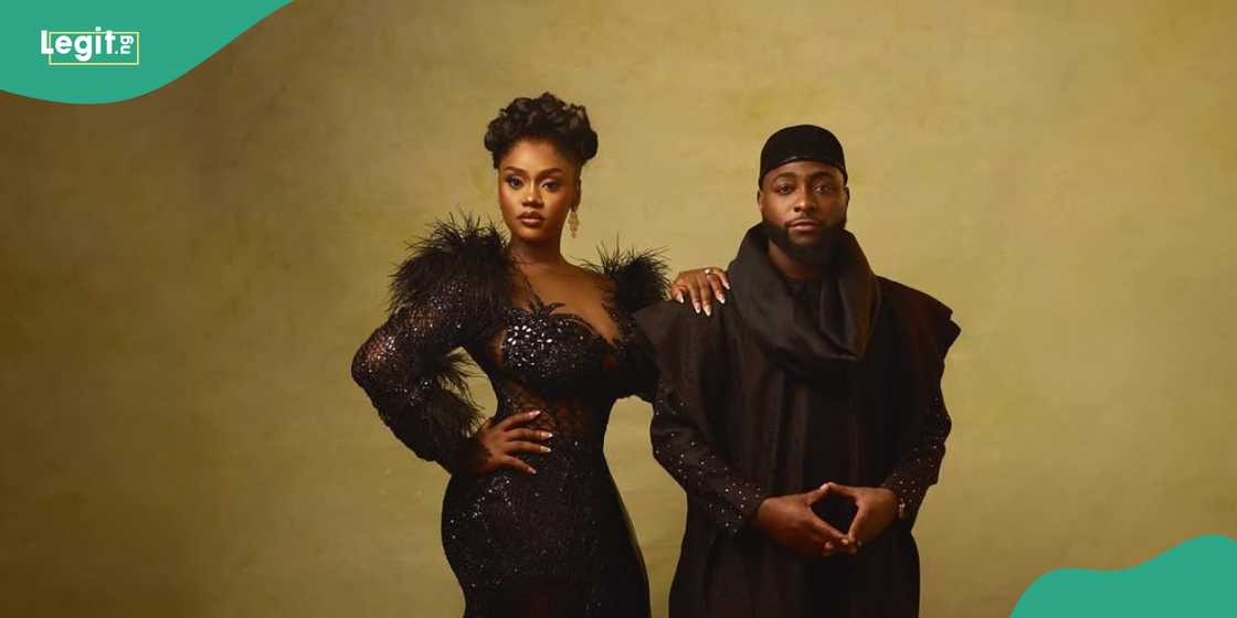 Davido and Chioma spotted at singer's concert. Davido and Chioma spotted at singer's concert.