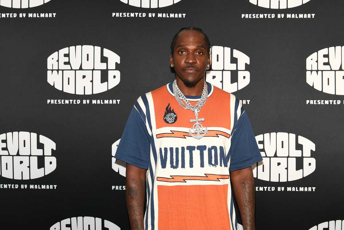 Pusha T attends Day 2 of Revolt World at Pangaea Studios Pusha T attends Day 2 of Revolt World at Pangaea Studios