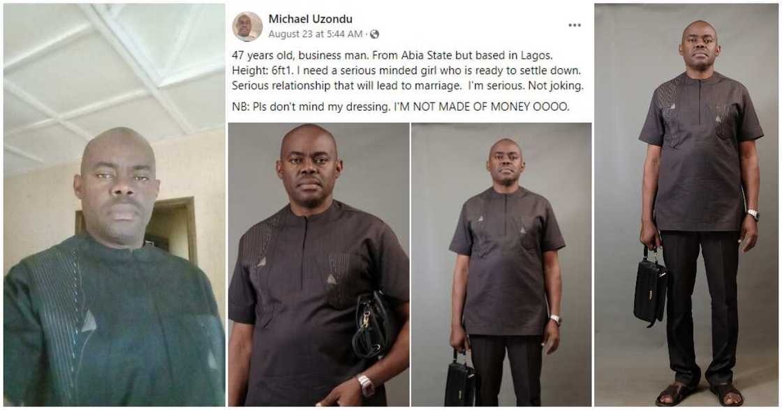 Michael Uzondu, single man, 47