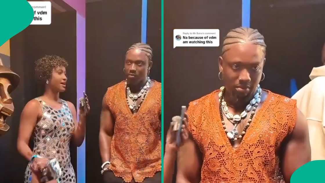 Headies 2025: VeryDarkMan snubs interviewer. Headies 2025: VeryDarkMan snubs interviewer.