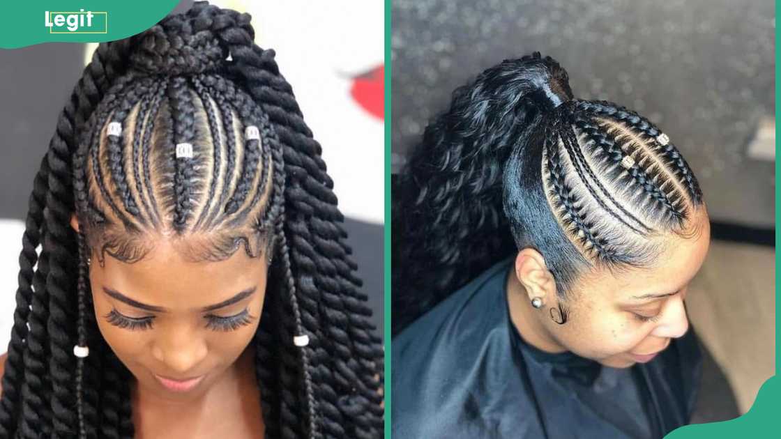 Ghana weaving Shuku hairstyles Ghana weaving Shuku hairstyles