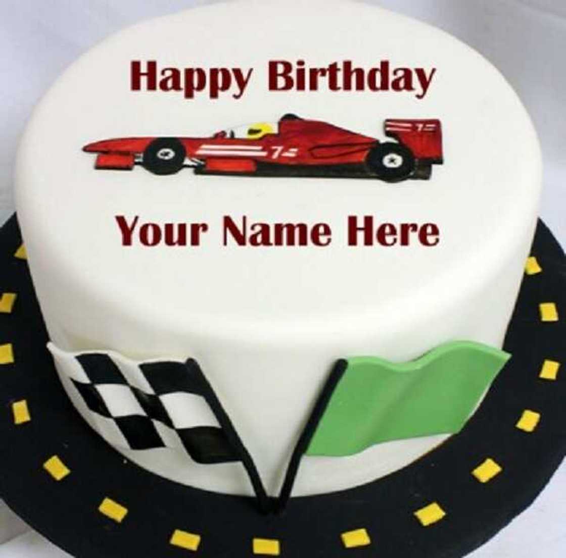 Birthday cakes for boys with name