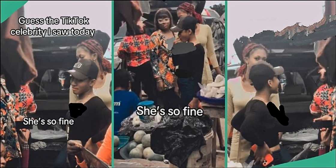 Lady shares video of TikTok celebrity Lady shares video of TikTok celebrity
