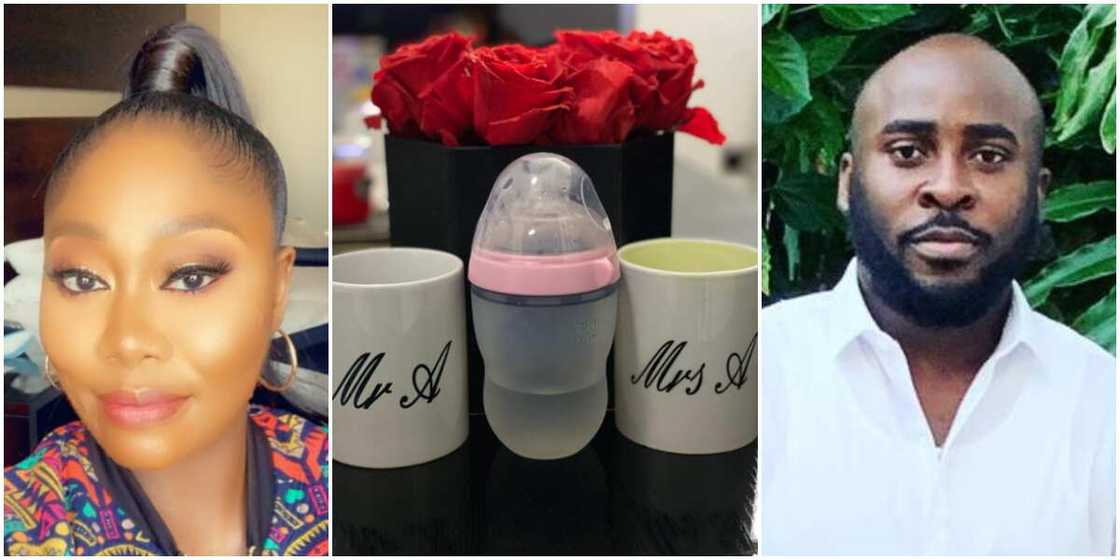 Media personality Gbemi Olateru-Olagbegi and her husband welcome first child together