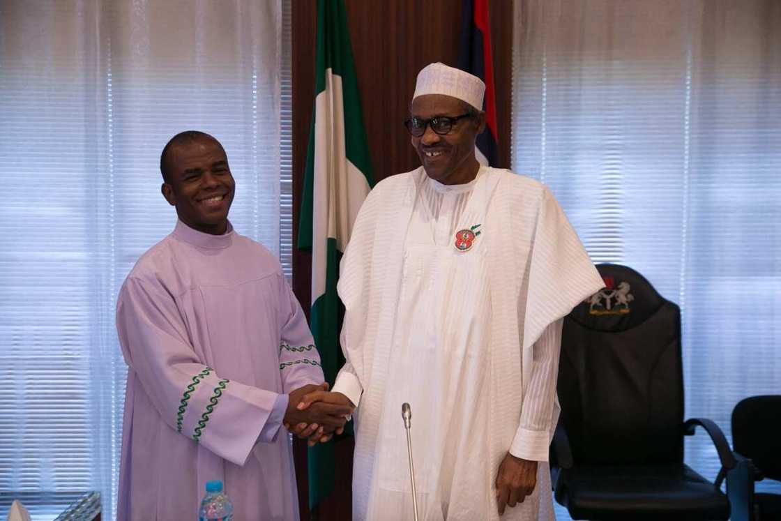 Father Mbaka Drops New Prophecies, Speaks On What Will Happen to Buhari Govt if He's Attacked Father Mbaka Drops New Prophecies, Speaks On What Will Happen to Buhari Govt if He's Attacked