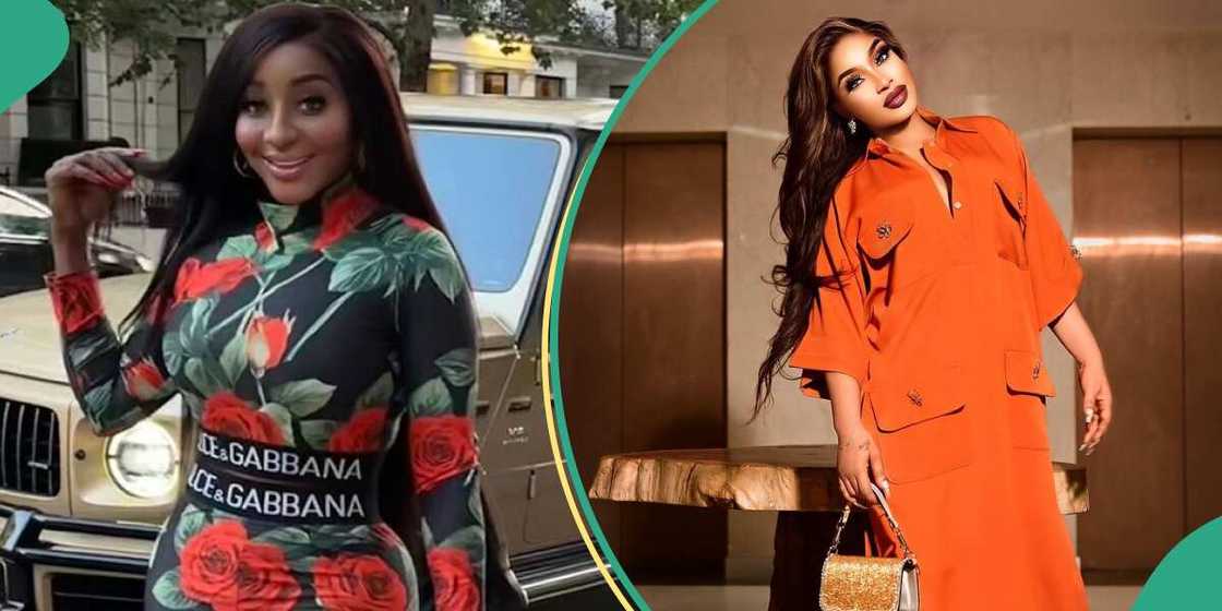 Ini Edo and Tonto Dikeh. Ini Edo and Tonto Dikeh.