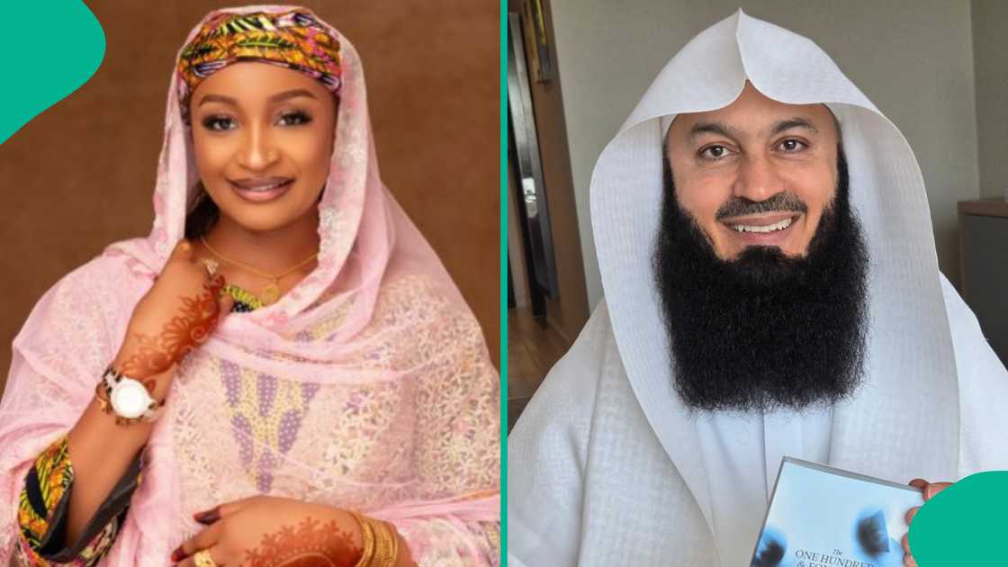 Rahama Sadau da Mufti Menk Rahama Sadau da Mufti Menk