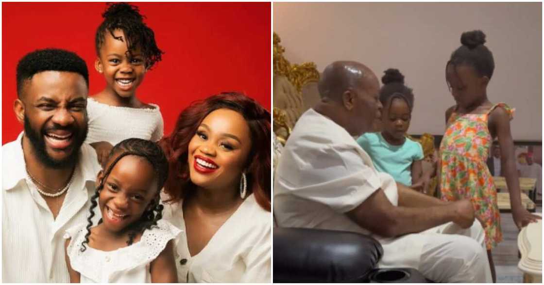 TV host Ebuka and his family