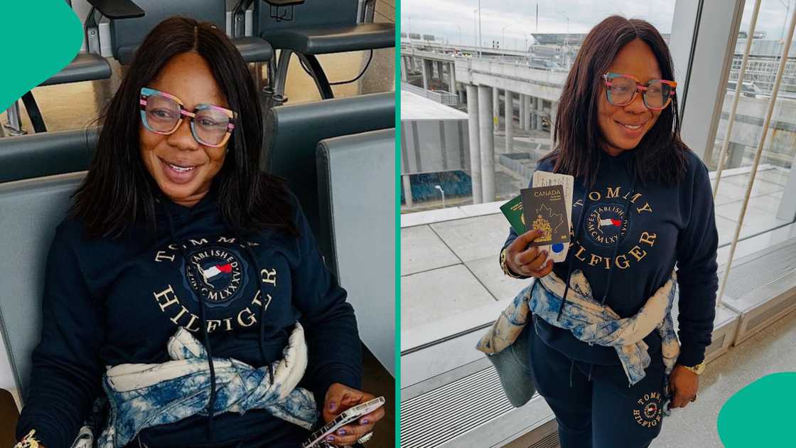 Esther Kalejaye shares good news with fans. Esther Kalejaye shares good news with fans.