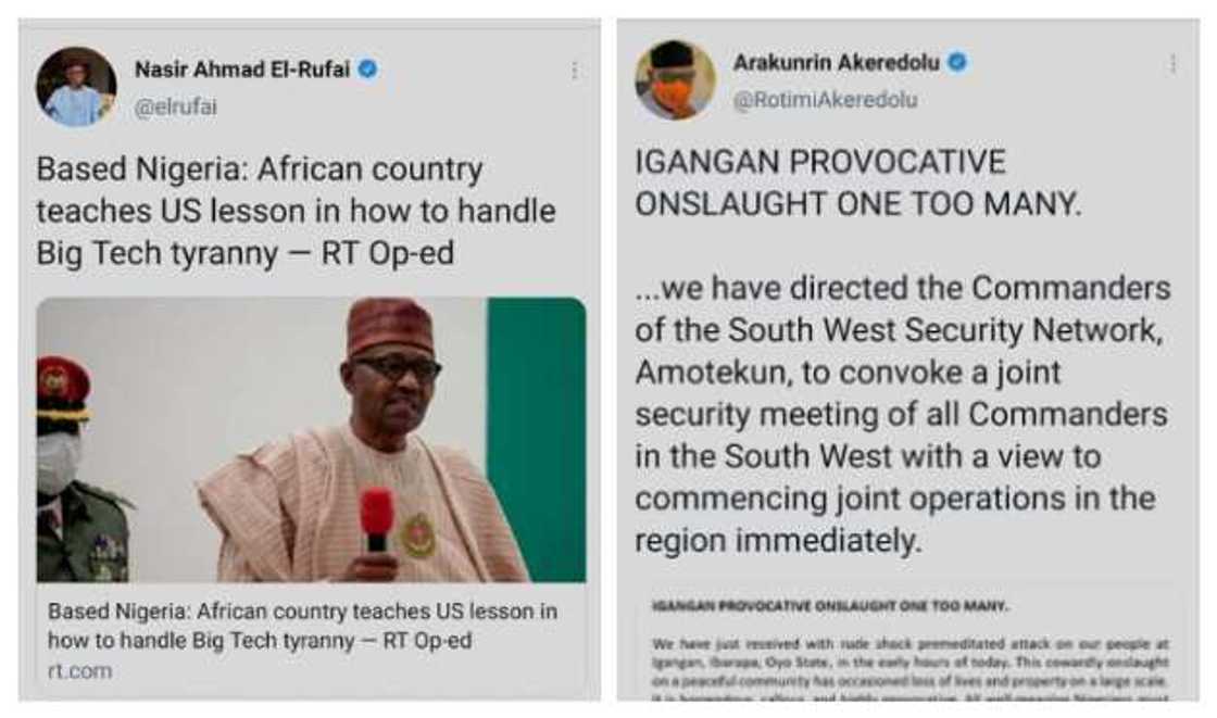 Twitter Ban: Prominent APC Governors Shun Buhari's Directive Twitter Ban: Prominent APC Governors Shun Buhari's Directive