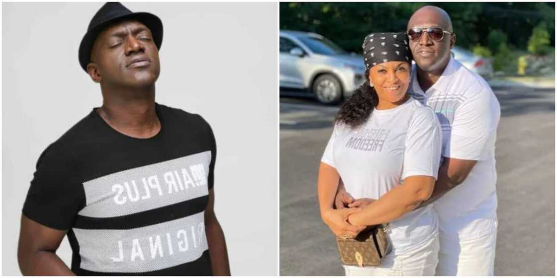 Sammie Okposo and wife Sammie Okposo and wife