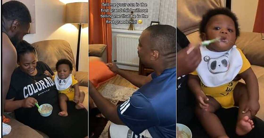 Little boy receives kingly treatment Little boy receives kingly treatment